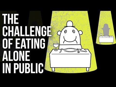 人前で一人で食べることへの挑戦 (The Challenge of Eating Alone In Public)