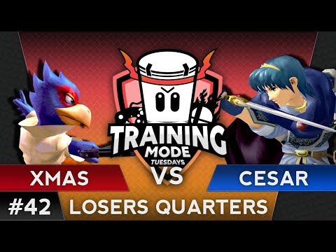 TMT 42 - Cesar (Marth) VS Mega Xmas (Falco) - SSBM Losers Quarters - Melee