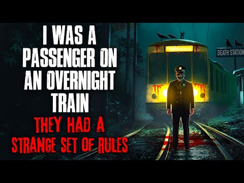 I was a passenger on an overnight train. They had a strange set of RULES.