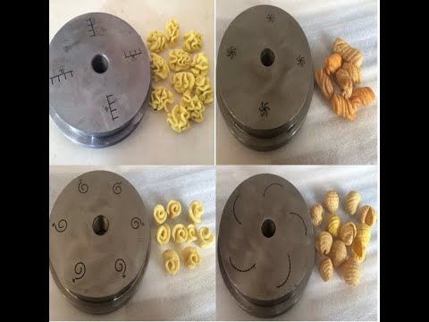 Fried snacks machine Fried Dusk Shapes double screw extruder with 100-150 kg/h