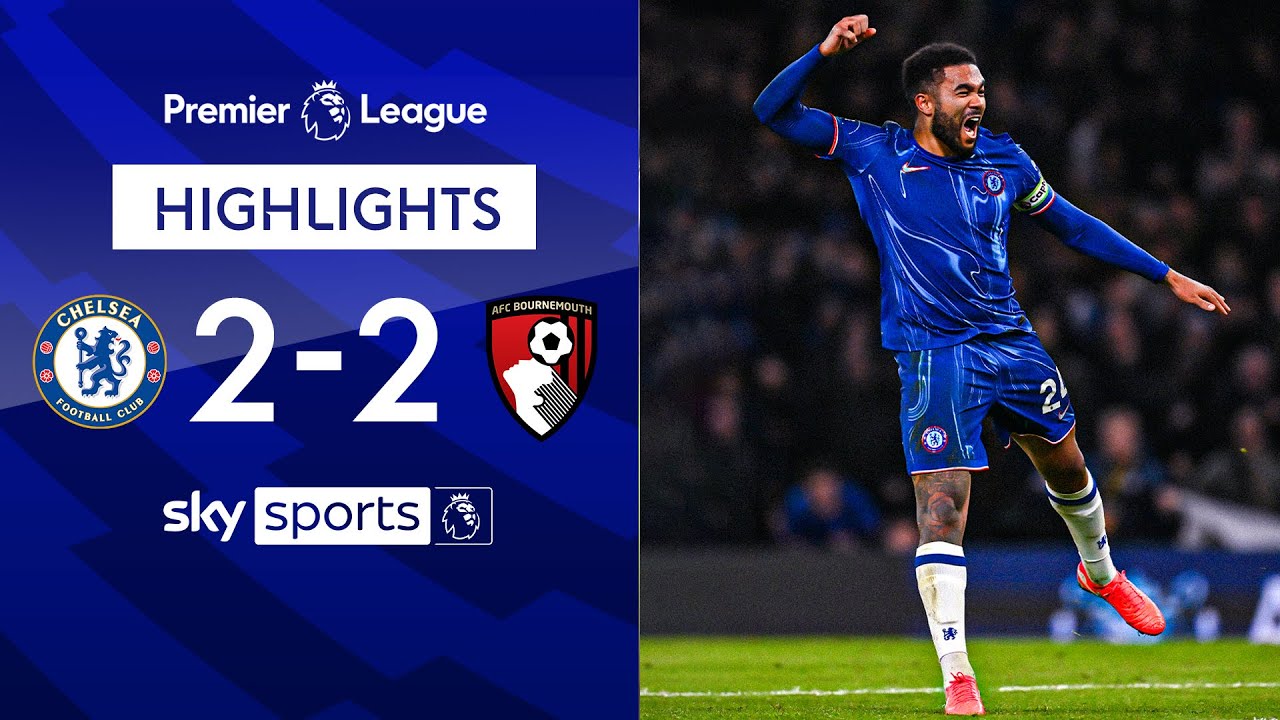 Reece James saves the Blues against Cherries 🥶 | Chelsea 2-2 Bournemouth | EPL Highlights