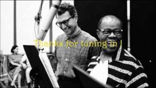 Summer Song ~~ Louis Armstrong &amp; Dave Brubeck