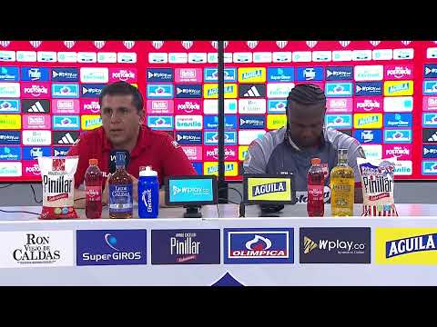 Rueda de prensa de Santa Fe tras su partido con Junior