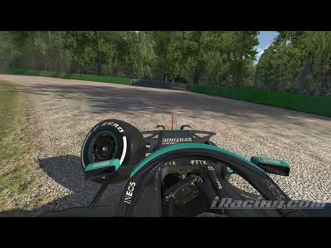 Huge Crash Monza Realistic Mercedes W12 Multiple Angles