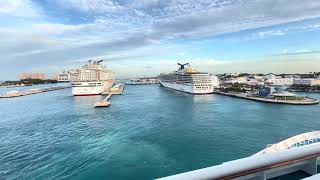 Carnival Conquest Depart Nassau #carnivalconquest