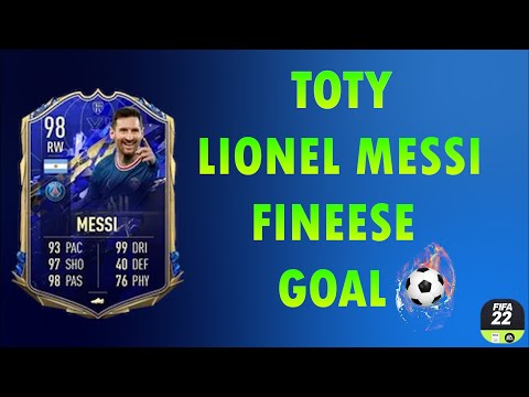 FINESSE SHOT KING | TOTY Lionel Messi  | FIFA 22