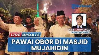Ratusan Warga Padati Pawai Obor di Masjid Mujahidin, Ria Norsan: Obor Dan Lampion Simbol Persatuan