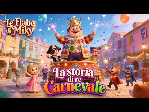 🎊La storia di Re Carnevale | Racconto illustrato #carnevale