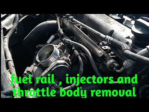 Chevy Cobalt fuel rail , injectors and throttle body removal