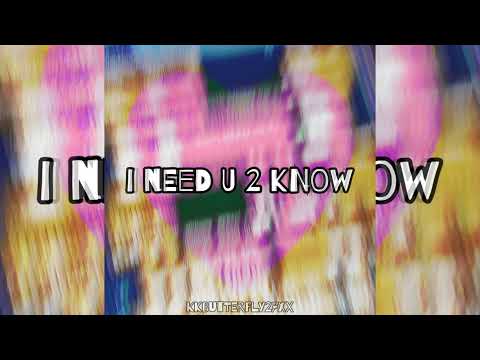 Miniatura de I NEED U 2 KNOW