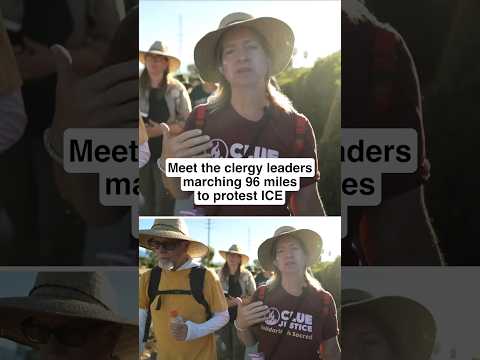 Meet the clergy leaders marching 96 miles to protest ICE
