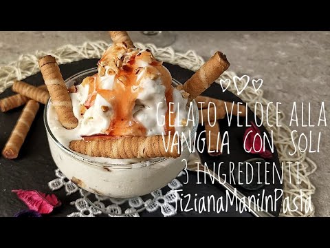 GELATO VELOCE ALLA VANIGLIA CON SOLI 3 INGREDIENTI ( LA BASE)