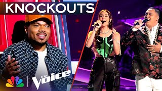 Maddi Jane and Kamalei Kawa'a Give Equally ENERGETIC and EXPLOSIVE Performances | Voice Knockouts