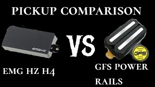 Video thumbnail for Pickup Comparision - GFS Power Rails VS EMG HZ H4 by Aaron Byrd