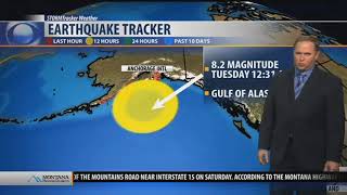 Tsunami warnings, watches from Alaska to Mexican border following Alaska earthquake