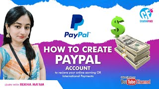 How to Create Paypal Account | to receive Online Earnings | complete Procedure #money #onlineearning