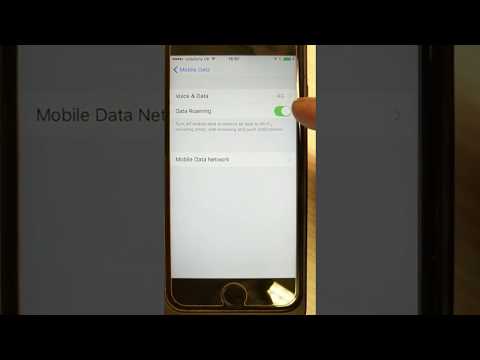 How to switch off Mobile/Cellular Data Roaming on iPhone (UK devices)