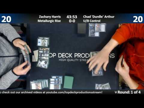 Standard 12/28/16: Zachary Harris (Metallurgic Rise) vs Chad 'Durdle' Arthur (U/B Control)