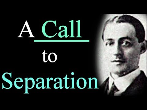 A Call to Separation - A. W. Pink Christian Audio Books / Don't be Unequally Yoked / Be Ye Separate Video