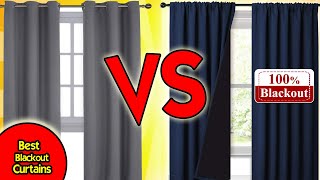 BEST BLACKOUT CURTAINS | Nicetown Blackout Curtains VS Nicetown 100% Blackout Curtains