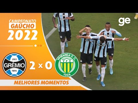 Gols e lances de Grêmio x Ypiranga-RS