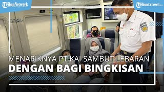 Sambut Lebaran, KAI Hadirkan Ornamen Khas Idul Fitri dan Bagi-bagi Hadiah
