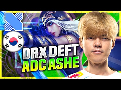DEFT IS SO CLEAN WITH ASHE! - DRX Deft Plays Ashe ADC vs Jhin! | KR SoloQ Patch 10.22