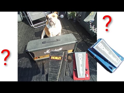 Morley Wah Pedale Vergleich...Bad Horsie Steve Vai von 1992 - Bad Horsie 20/20, Old Blue Rex Brown