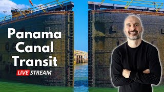 Panama Canal Transit IRL (2 huge CROCODILE at the end of vid)