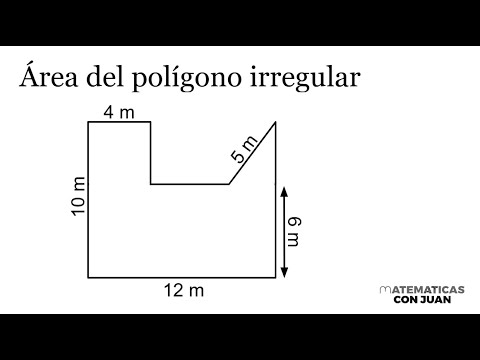 CÓMO CALCULAR EL ÁREA POLÍGONO IRREGULAR