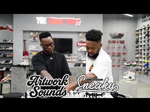 Sneaky Mix W/ Artwork Sounds Live From The Back Door 🎶 EP4 Painting With Sound