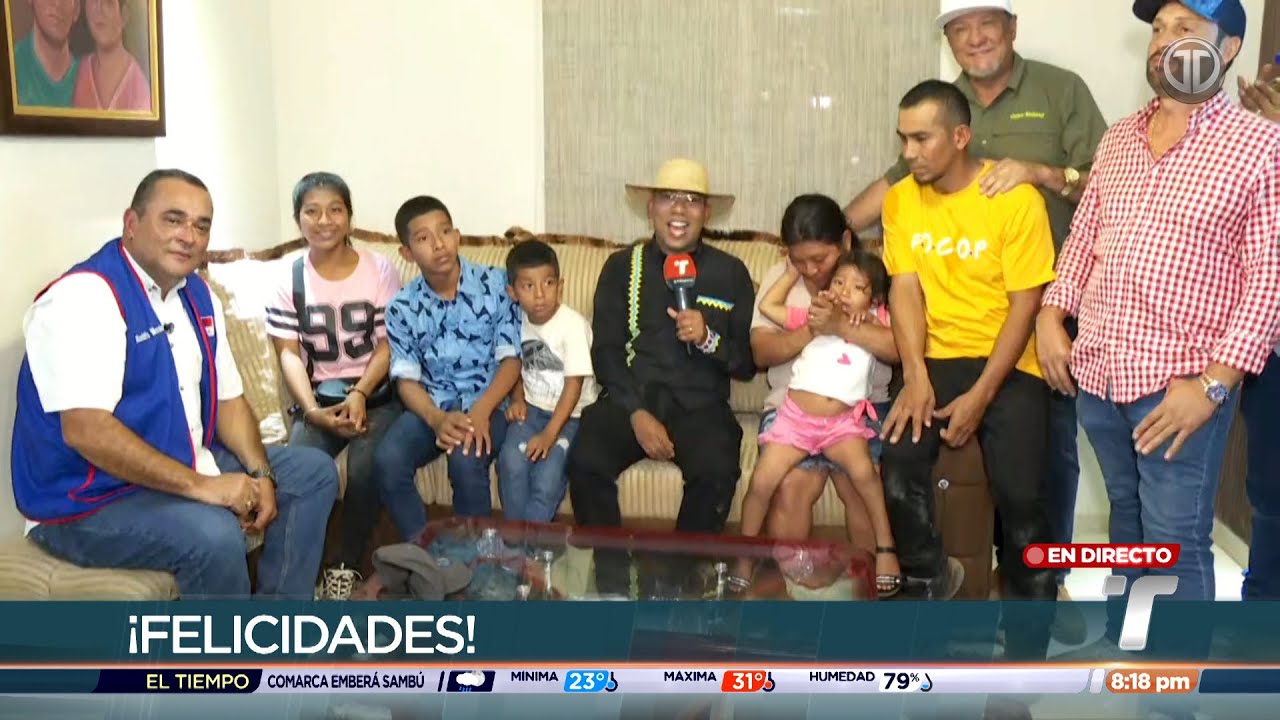 Entregan la nueva residencia a “La Princesa de Cañazas” y a su familia