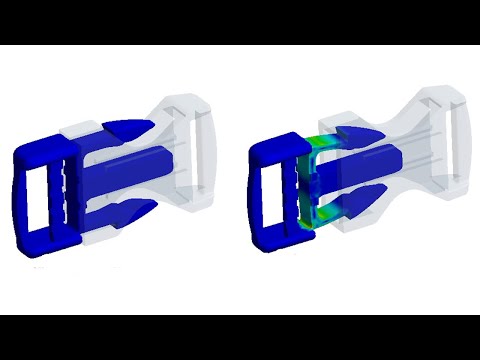 Buckle Clip/Snap Fit Simulation with #Ansys Step by Step Tutorial