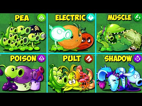 Random 6 Team Plants Battlez - Who Will Win? - PvZ 2 Team Plant vs Team Plant
