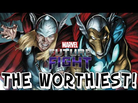 Thunder War! Thor vs. Beta Ray Bill, Damage comparison Marvel Future Fight