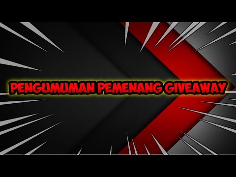 PENGUMUMAN PEMENANG GIVEAWAY BY NGURAHH!!!