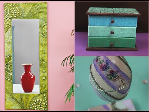 ManosalaObraTv Programa 41 - Espejo con Texturas - Alhajero con Brillos - Realeggza