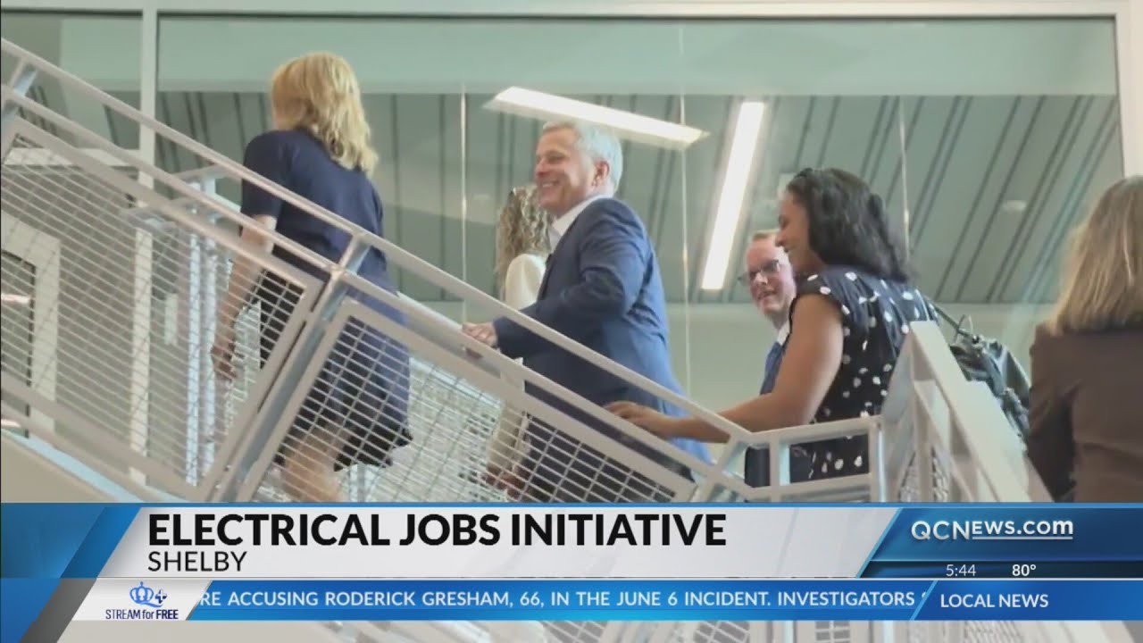 Video: Stein visits Cleveland Community College to spotlight Careers Electric summer academies