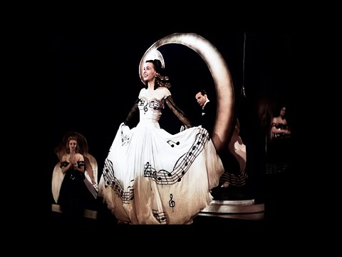 Mein Herz hat heut' Premiere /Partir au bout du Monde ... Nila Cara (Paris 1943 /4K /Colorized)