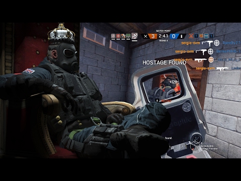 When the enemy lines up PERFECTLY - Rainbow Six Siege