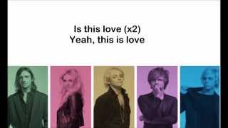 R5 - I Can&#39;t Say Im In Love - LYRICS