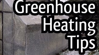 My tips and tricks to Heat a Greenhouse come Winter / Electric Heating and hot water heat sinks