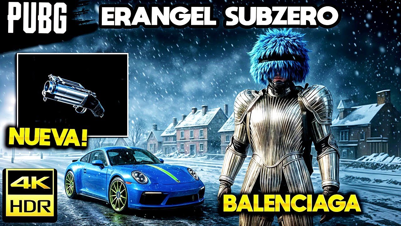 ASI ES el NUEVO ERANGEL 2.0 SUBZERO en PUBG y PISTOLA DE ZONA! 😎 SACO LAS SKINS de BALENCIAGA!