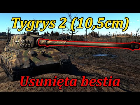 Pierwszy topowy Niemiecki czołg | Pz.Kpfw. VI Ausf. B (H) Tiger II 10,5 cm Kw.K | Tygrys 10,5 cm