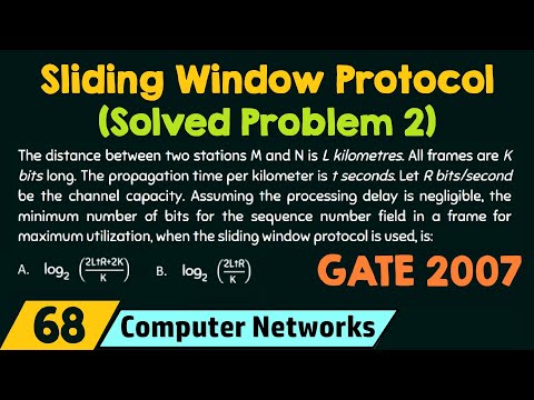 Sliding Window Protocol Solved Problem 2