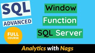 What is Window Function in SQL Server | SQL Advanced Tutorial (19/20)