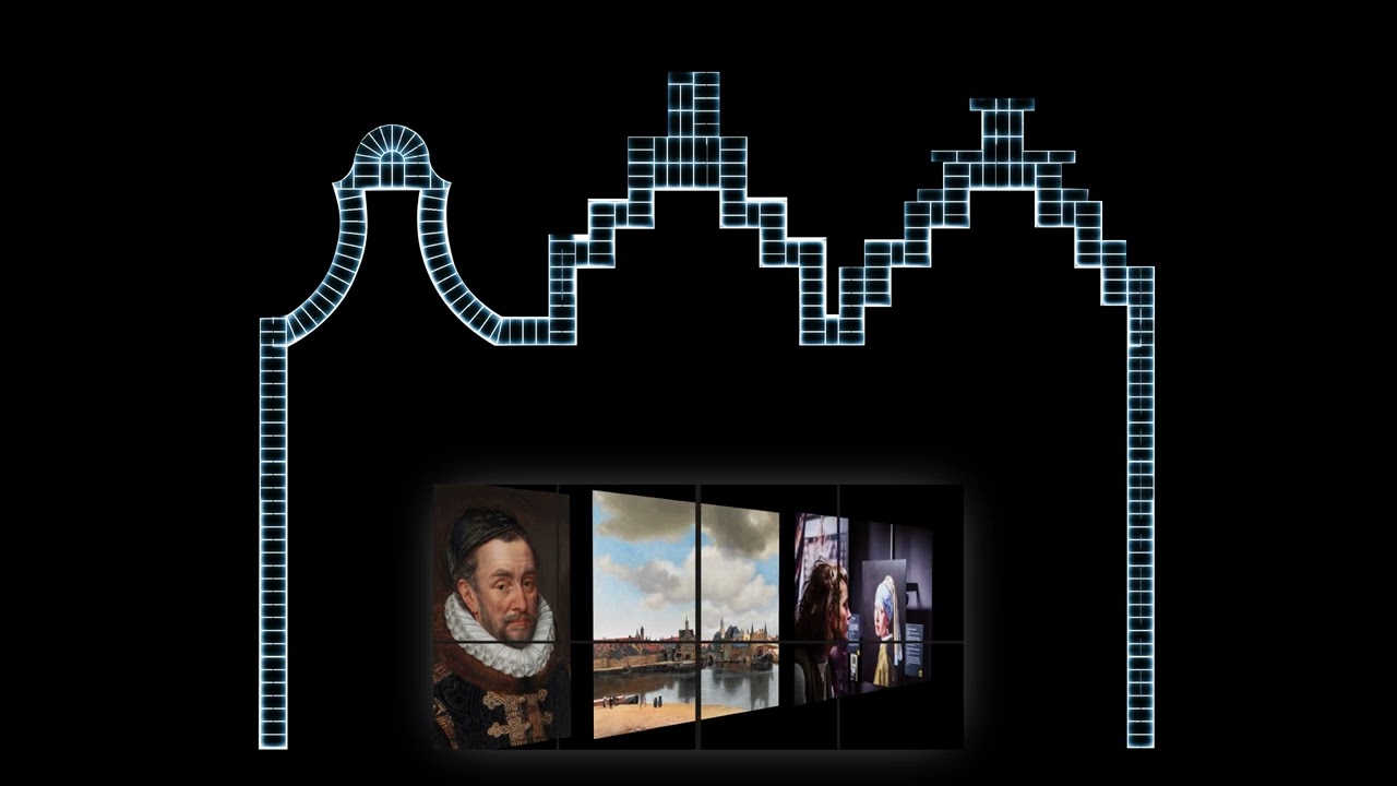 Videomapping Huis van Delft