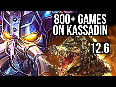 KASSADIN vs RENEKTON (MID) | 14/1/14, Legendary, 1.9M mastery, 800+ games | KR Master | 12.6