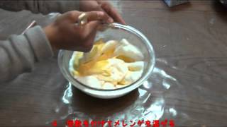 ロールケーキ作ってみた【凸ポンズ】