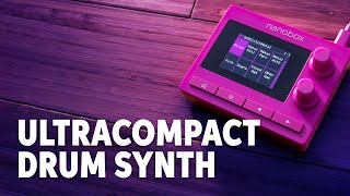 Video thumbnail for 1010music Nanobox Razzmatazz Drum Synth Demo – Daniel Fisher by Sweetwater